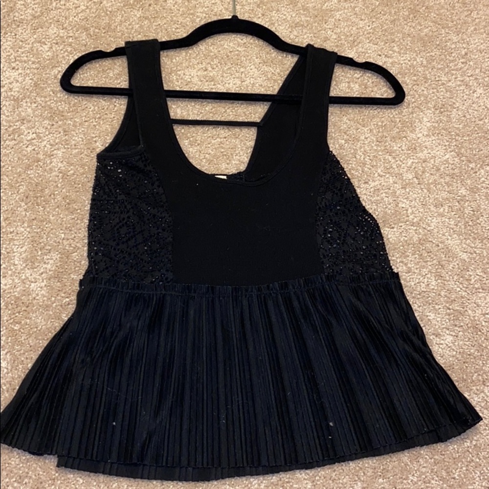 Cute black tank top